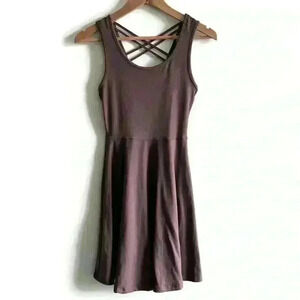 Rebel Sugar Women’s Skater Fun Party Preppy Cute Girl Dusty Pink Summer Dress XS